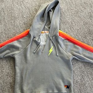aviator nation, V-neck sweatshirt